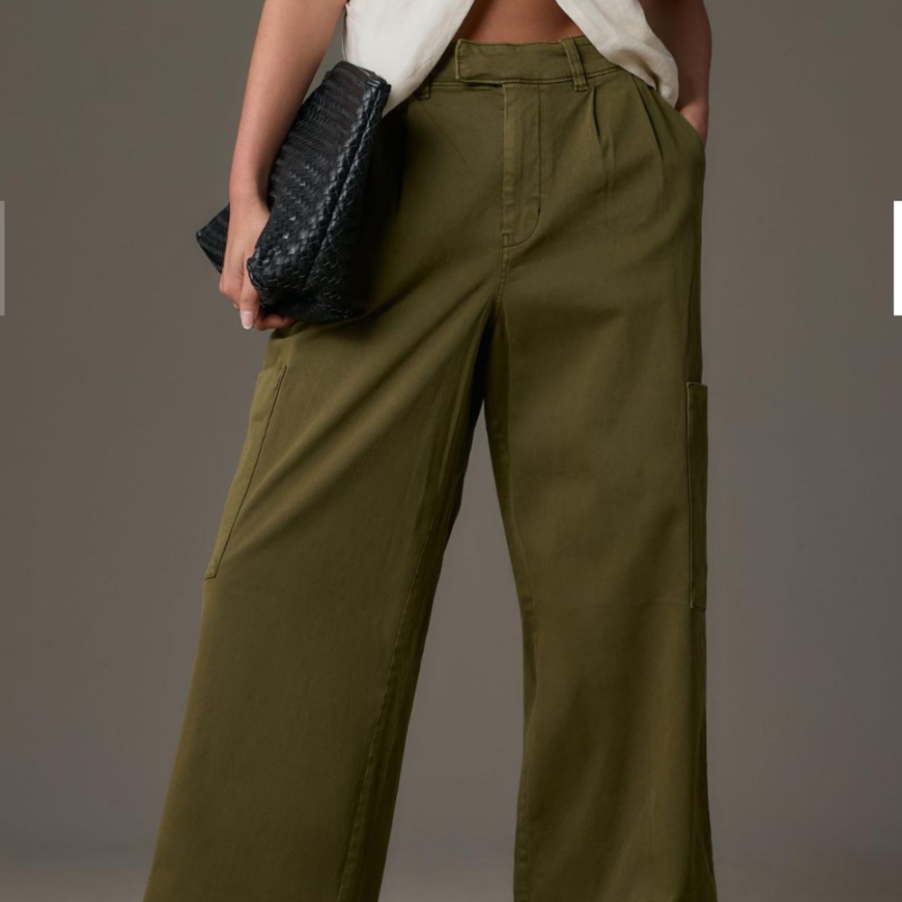 Pilcro Green Cargo Pants